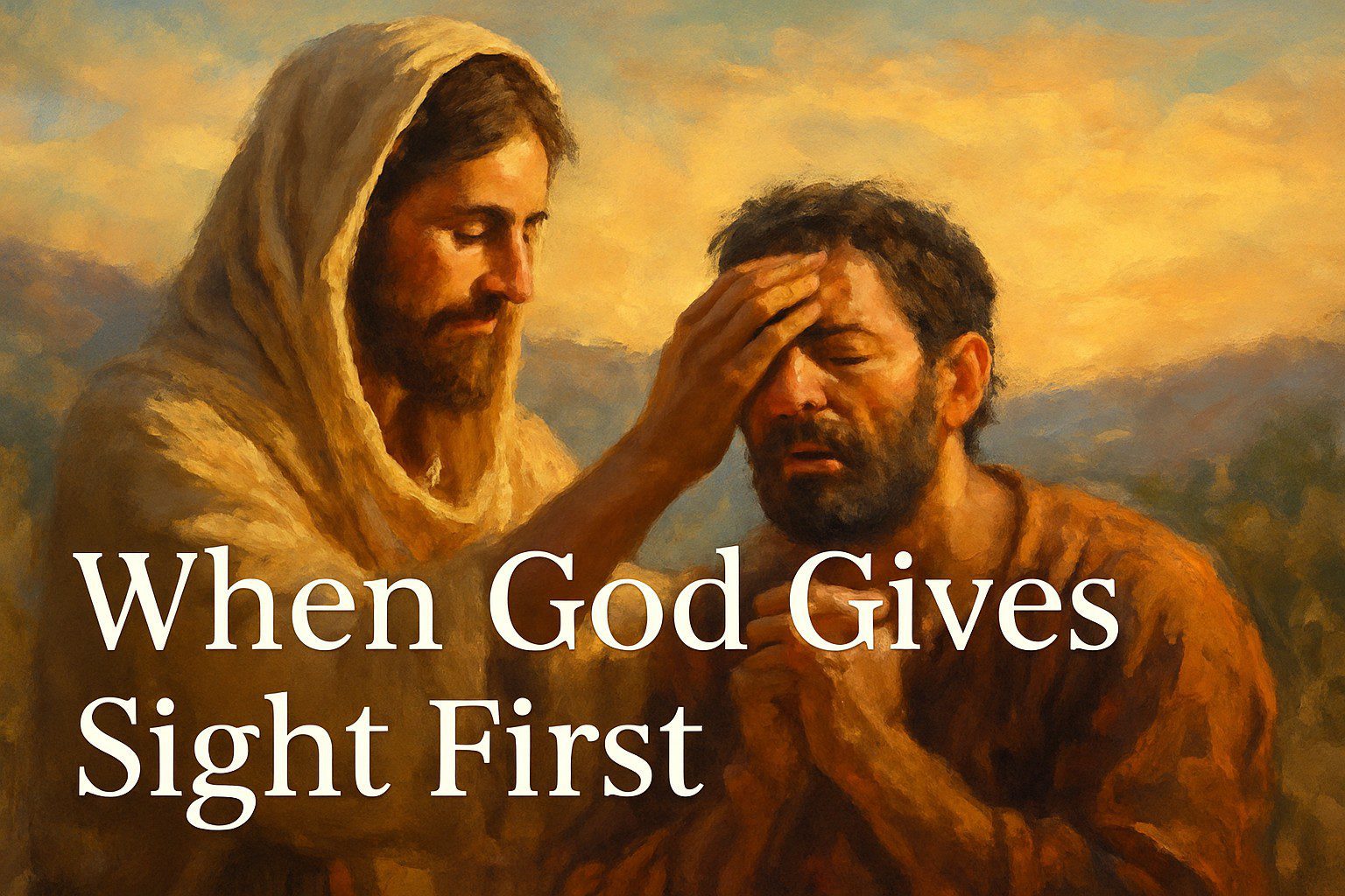 When God Gives Sight First