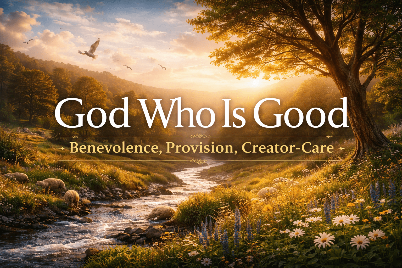 God Who Is Good: Benevolence, Provision, Creator-Care 4 God Who Is Good: Benevolence, Provision, Creator-Care