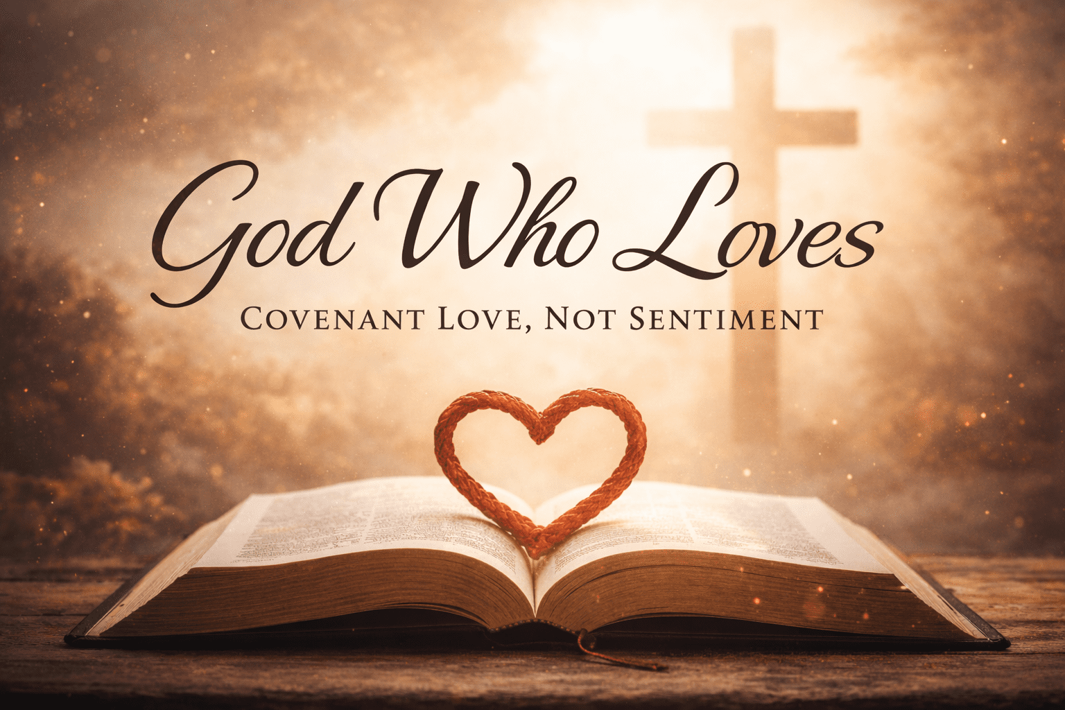 God Who Loves: Covenant Love, Not Sentiment
