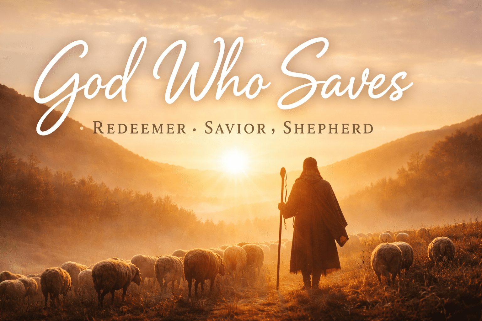 God Who Saves: Redeemer, Savior, Shepherd