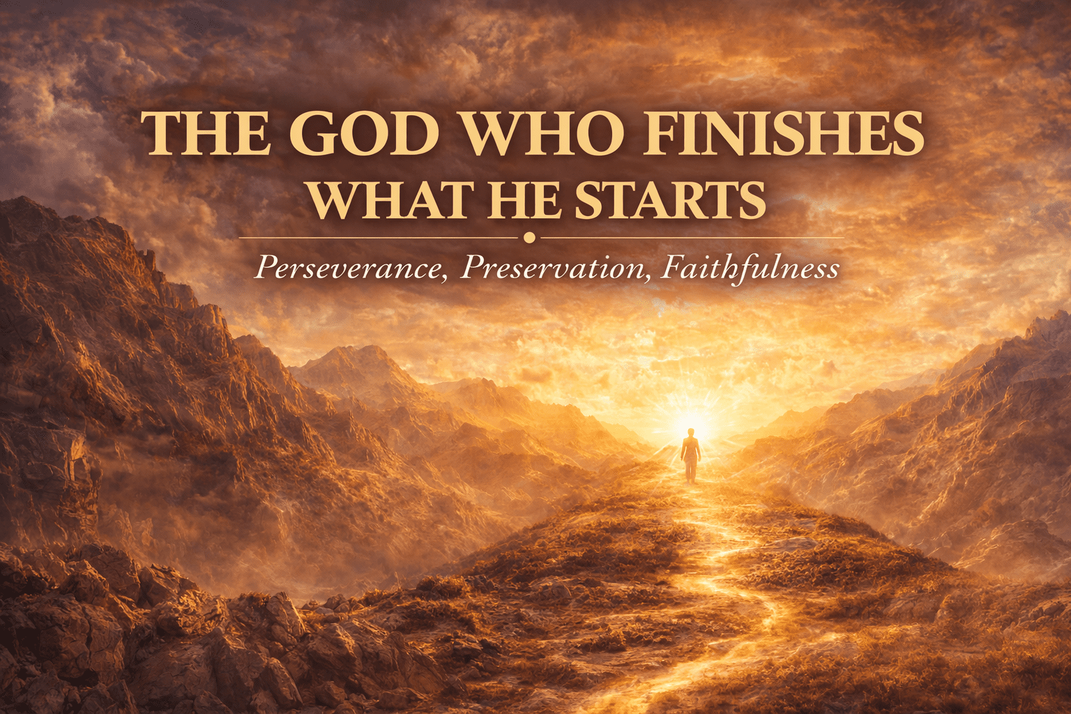 The God Who Finishes What He Starts