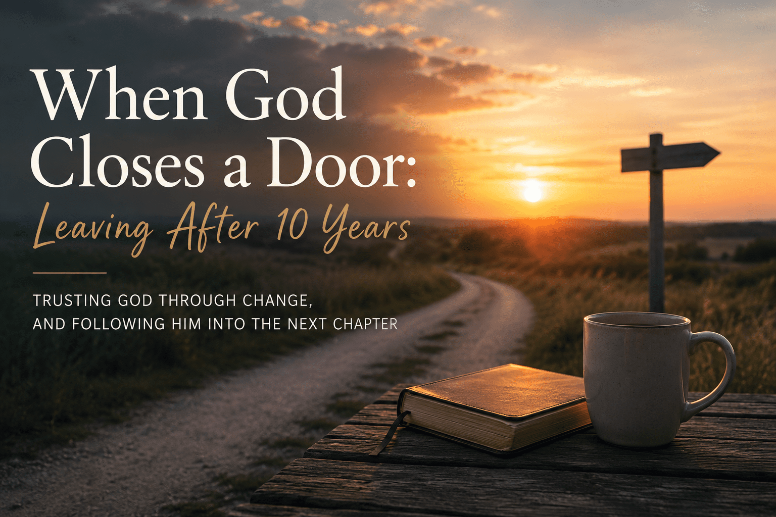 When God Closes a Door: Leaving After 10 Years