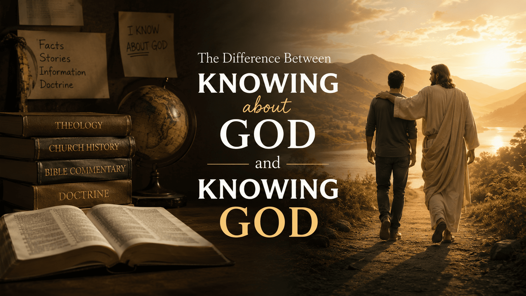 The Difference Between Knowing About God and Knowing God