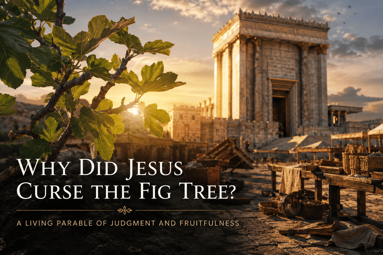 Why Did Jesus Curse the Fig Tree?: A Living Parable of Judgment and Fruitfulness