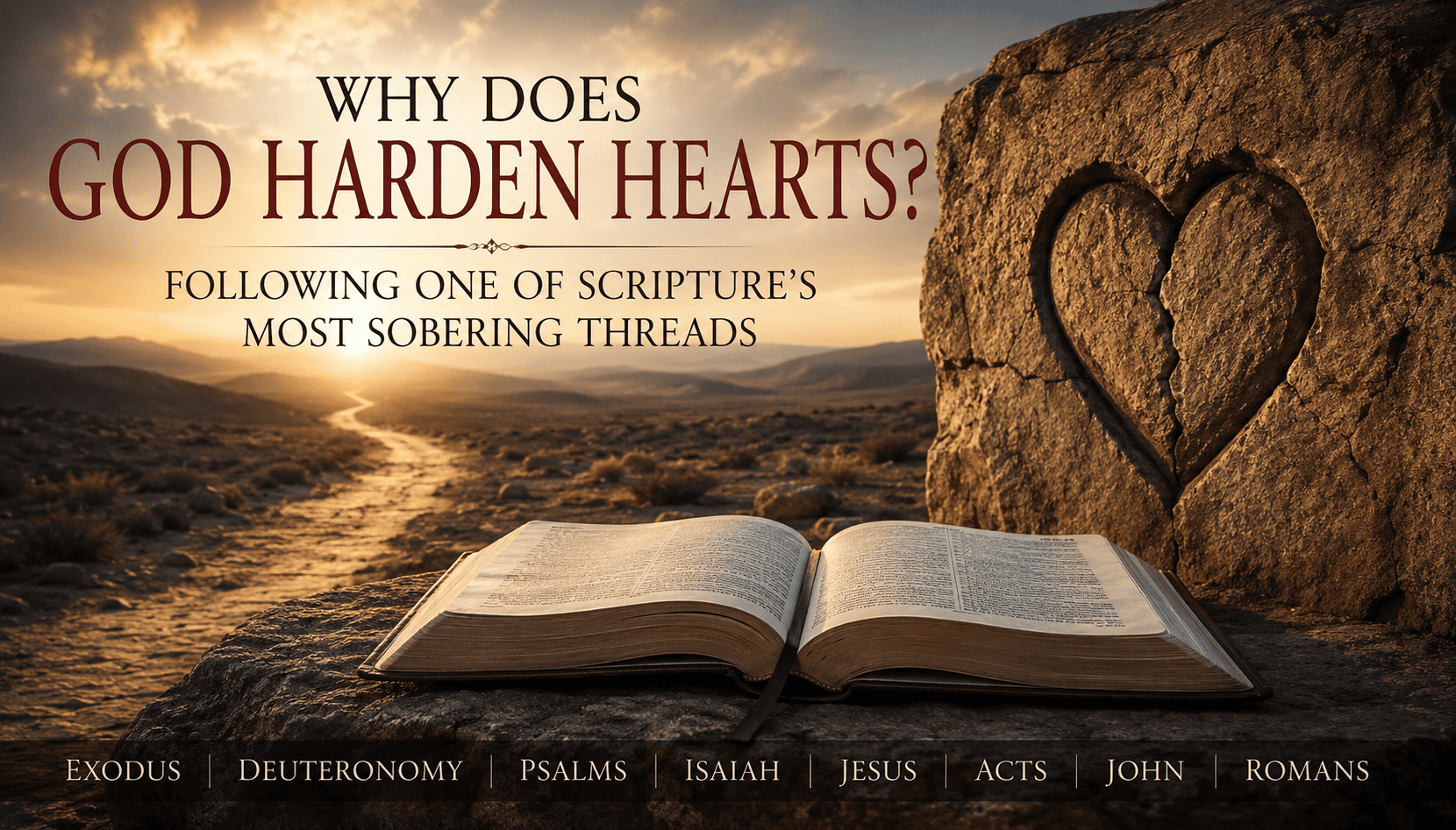 Why Does God Harden Hearts?: Following One of Scripture’s Most Sobering Threads